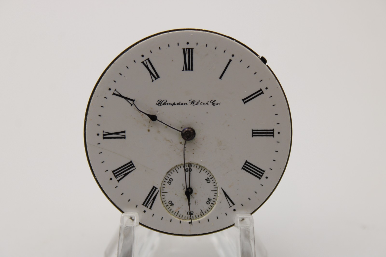 1898 HAMPDEN POCKET WATCH MOVEMENT 1139606 GRADE: CHAMPION H 16s 7j (F4H)