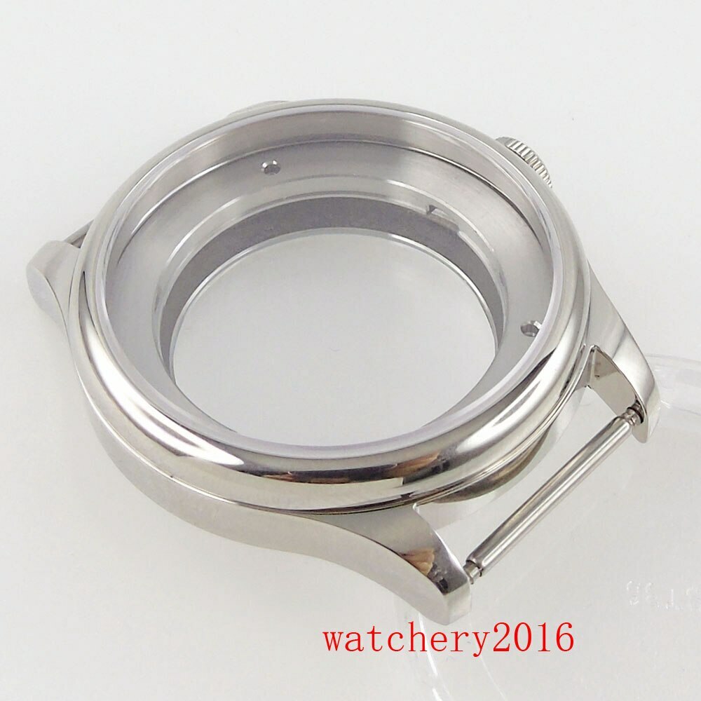 39mm Sapphire Glass Stainless Watch Case fit for Miyota 8215 821A 8205 DG 2813