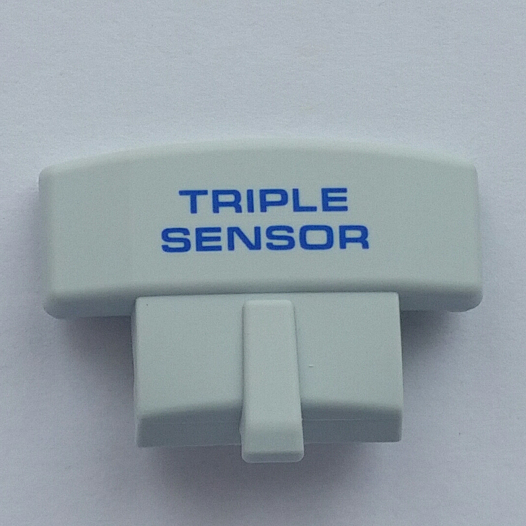 Casio ProTrek Strap Cover End Piece PRW-3000G-7 6H 12H White Silver 2 pcs