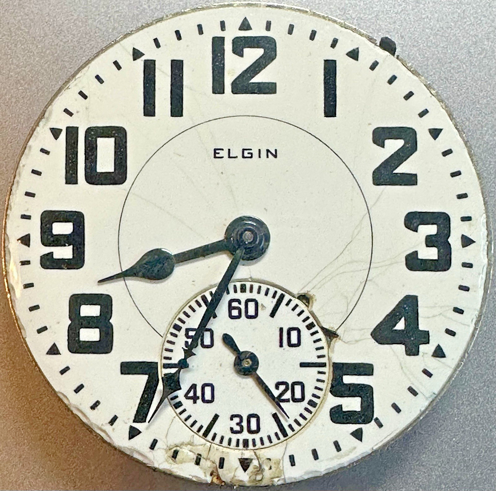 * 1928 16S ELGIN B W Raymond 478 M. 15 21J 5 Adj RR Movement BALL Reg. T97