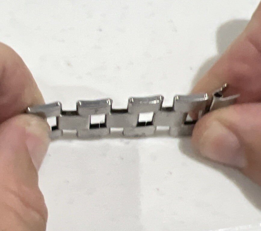 Rolex Riveted STRETCH Links Vintage 4 Links With End Piece 60 Authentic Original
