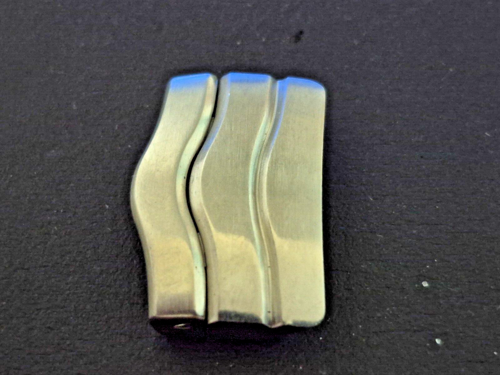 EBEL CLASSIC WAVE BAND BRACELET END LINK STEEL for 22mm wide case lug