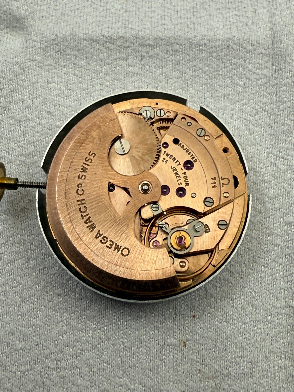 Omega Caliber 711 with Dial