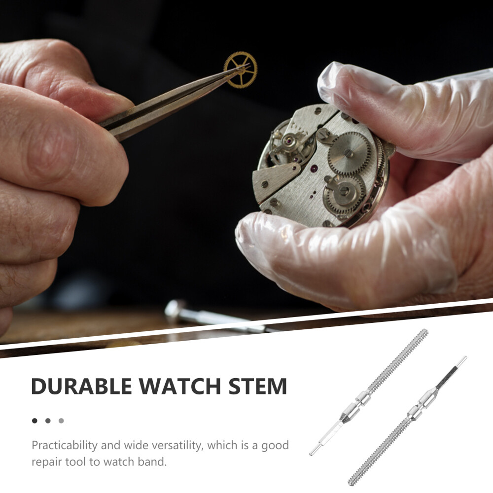 10 Pcs Watch Stem Parts Reusable Mechanical Movement Replace Universal