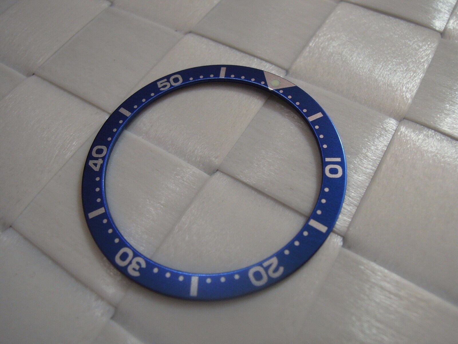 NEW BLUE BEZEL INSERT 38MM LARGE DIVERS SKX007-009 /7002-7001/6309-7040 WATCH