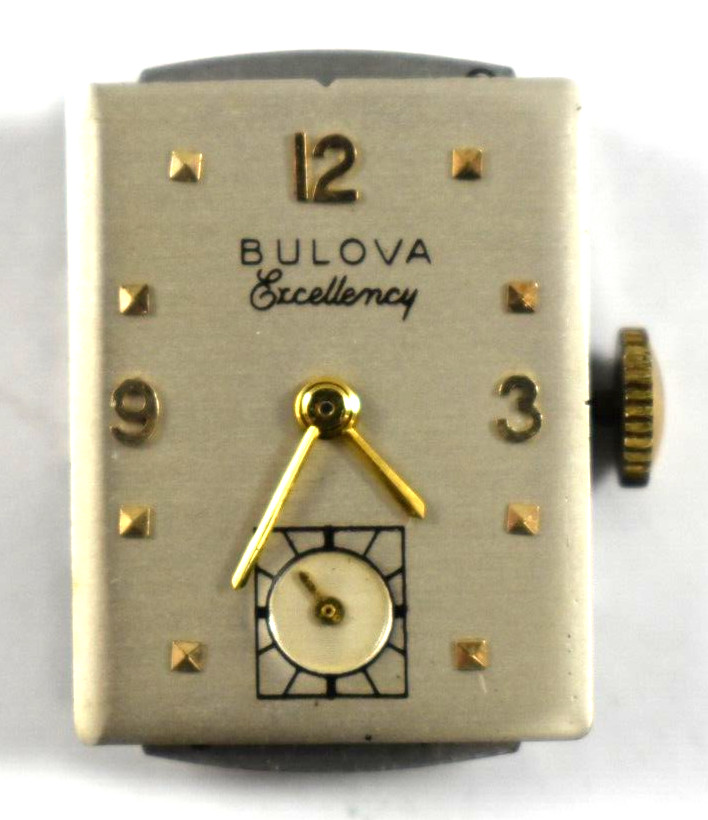 Vintage 194 Bulova Manual Wind 21J 7AK Wrist Watch Movement lot.rh