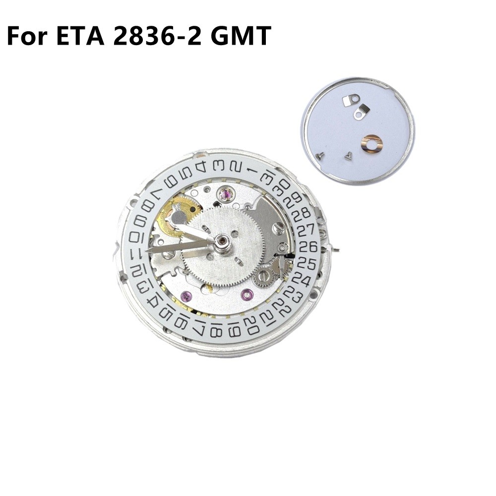 25 Jewels Date @3 Automatic Mechanical Watch Movement For ETA 2836-2 GMT Parts C