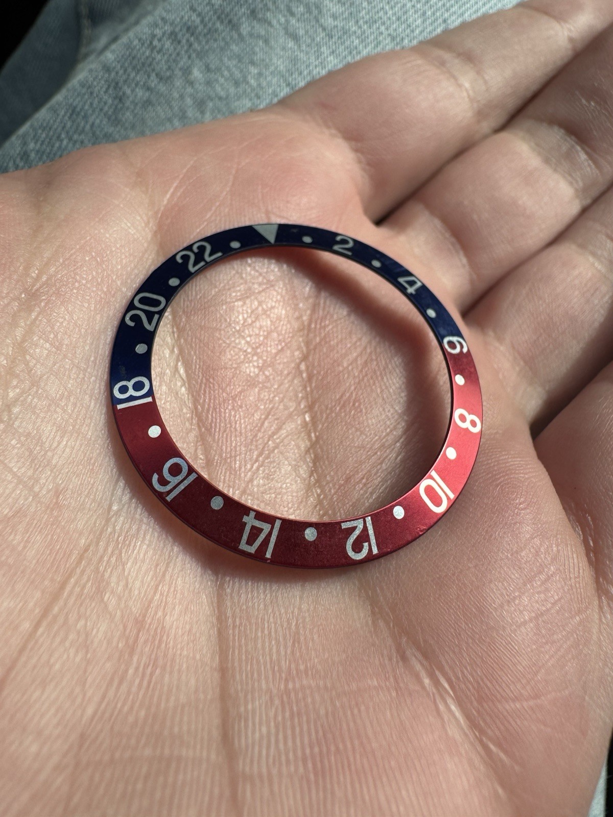 Rolex Genuine GMT-Master 16750 1675 Pepsi Bezel Insert Great condition