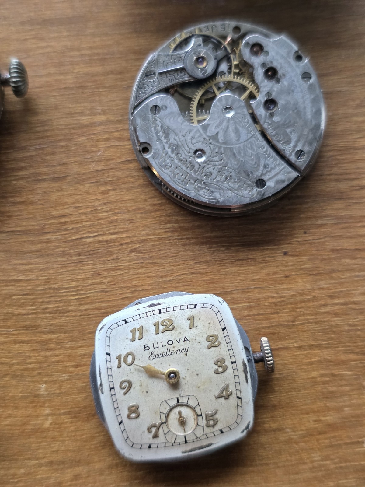 Vintage Antique Watches Movements Parts