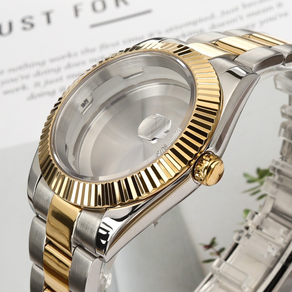 Sapphire 36mm/39mm Oyster Diver Watch Case Bracelet 10ATM For Seiko NH35 36 NH38
