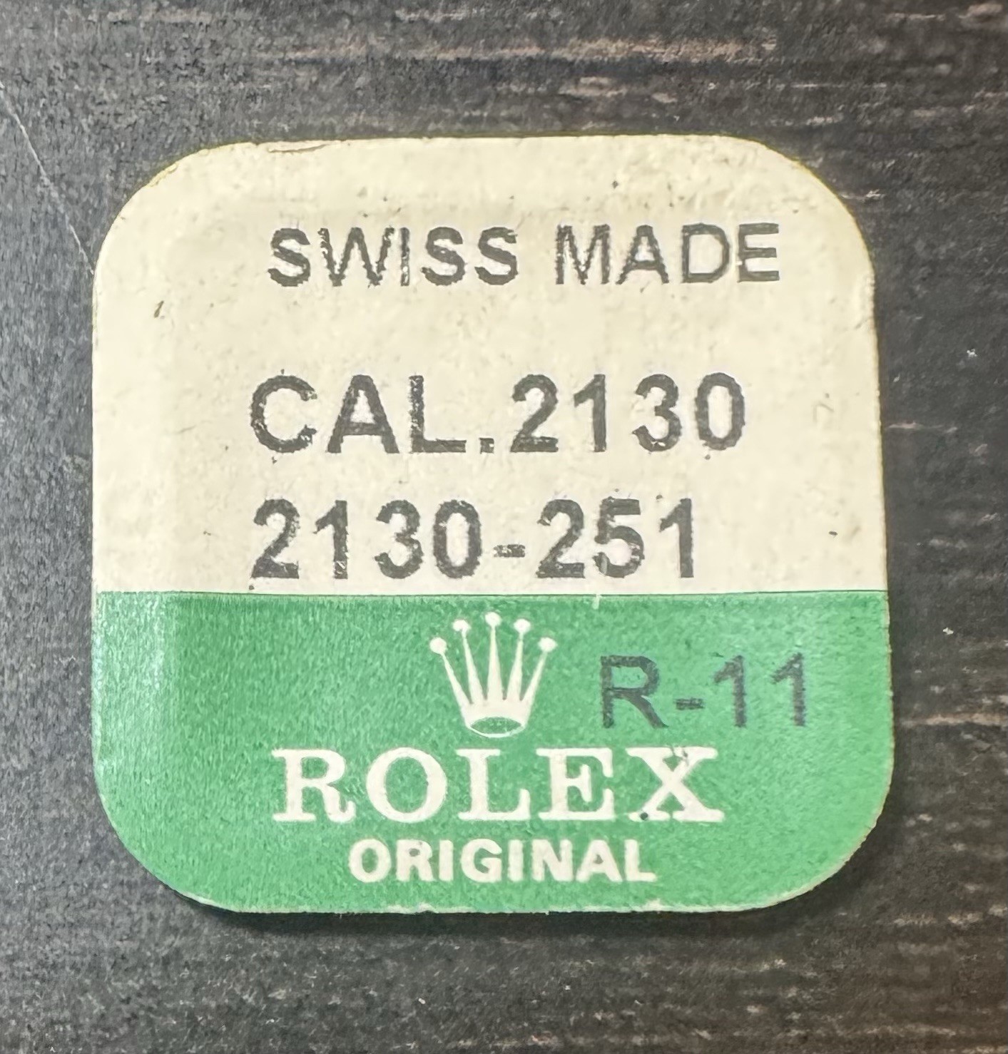 Rolex Cal. 2130 Part 251 Intermediate Setting Wheel 2130-251