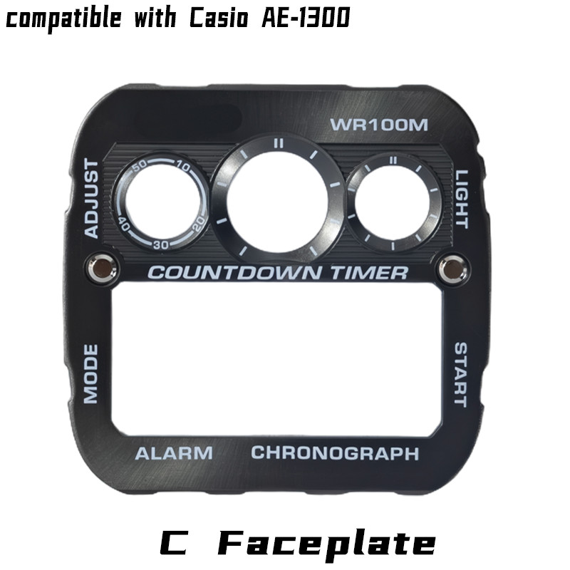 For Casio AE-1300 Faceplate Metal High Quality Sunray Real Scale Watch Dials