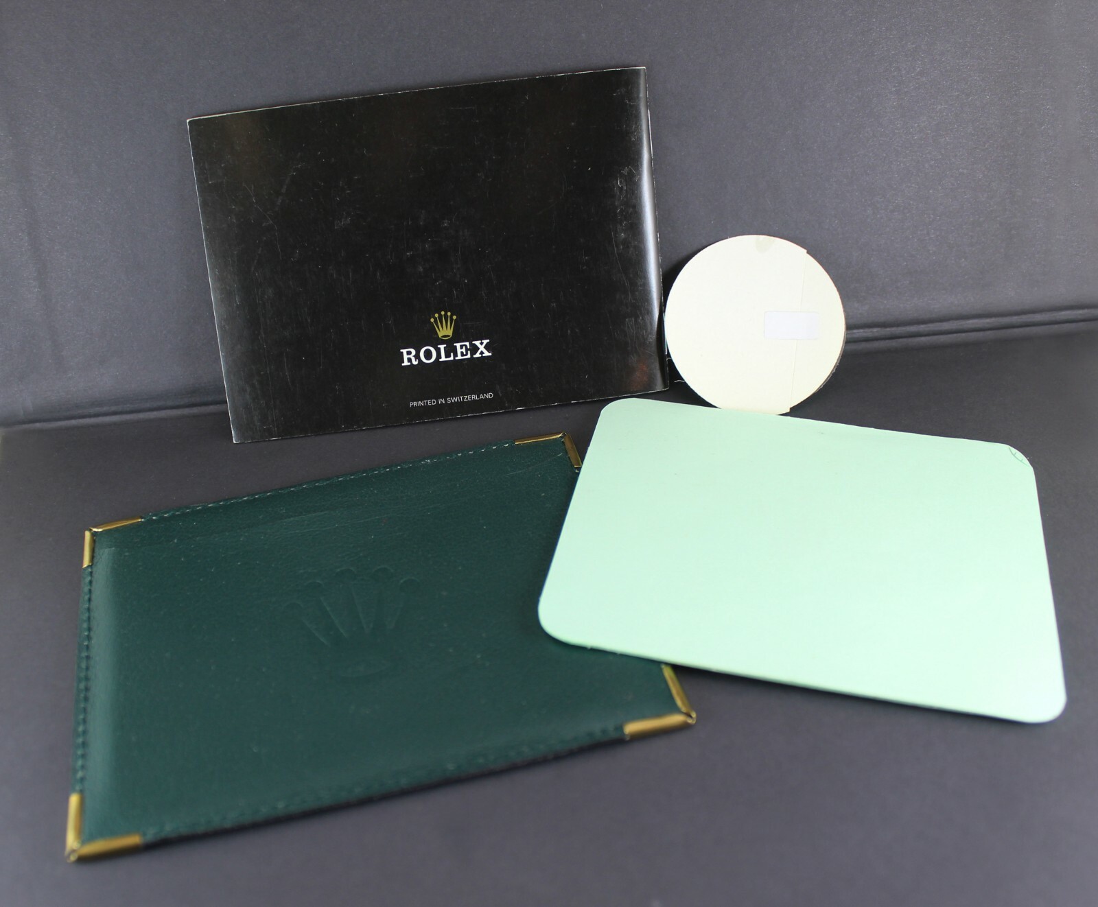 Original Rolex Oyster Booklet and Card – Note Holder Wallet Set
