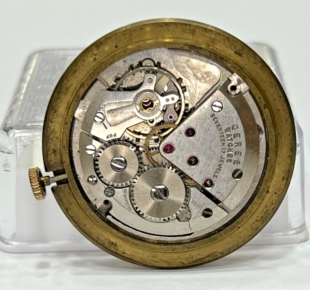 Dial & Movement Manual Eta 2390 Driva Geneve Jewels 17 Swiss Made Running