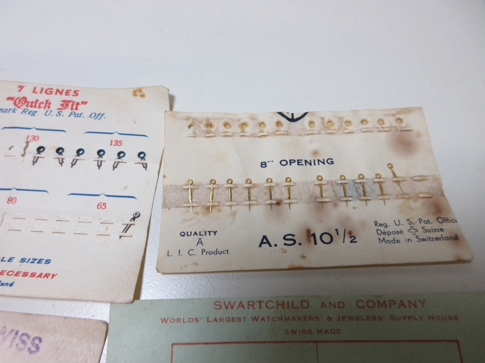 ASSORTED LOT WATCH HANDS LOT WATCHMAKER REPLACEMENT PARTS #55