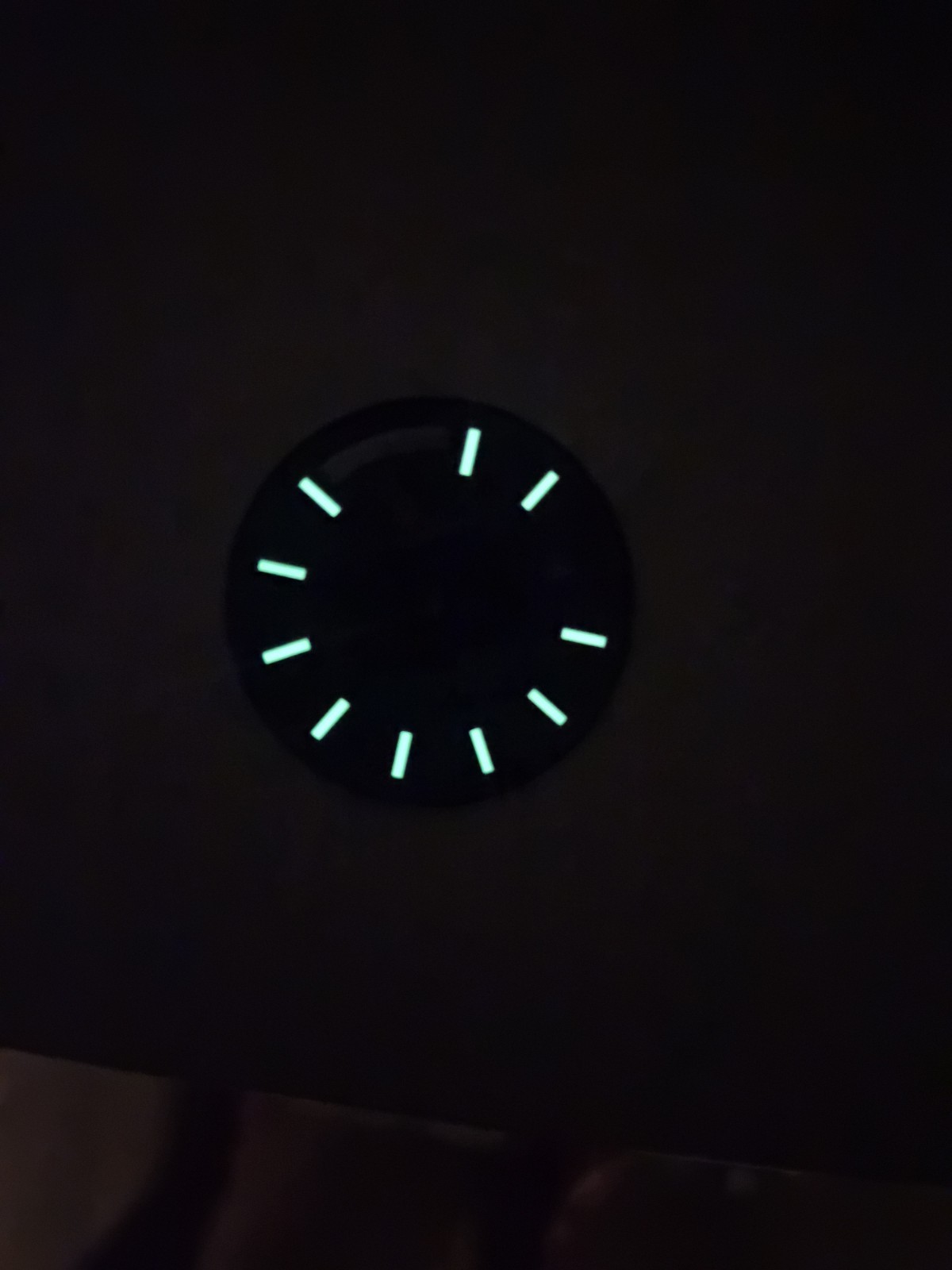 28.5mm Black Corguet Day Date Black Dial Datejust Style Lume Applied Indices