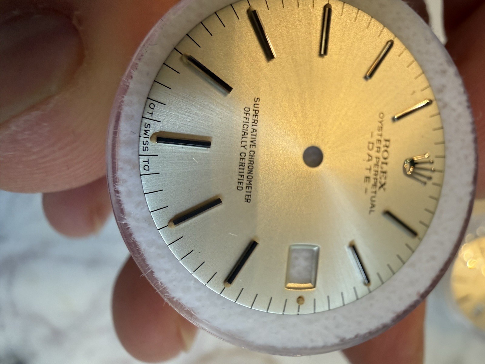 Rolex 1500 1501 34mm Oyster Perpetual Date Watch Dial 1570 Movement Sigma