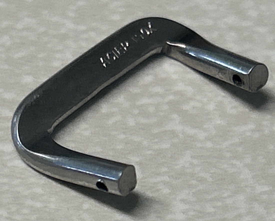 Vintage Original Steel Acier Inox Buckle Part Only