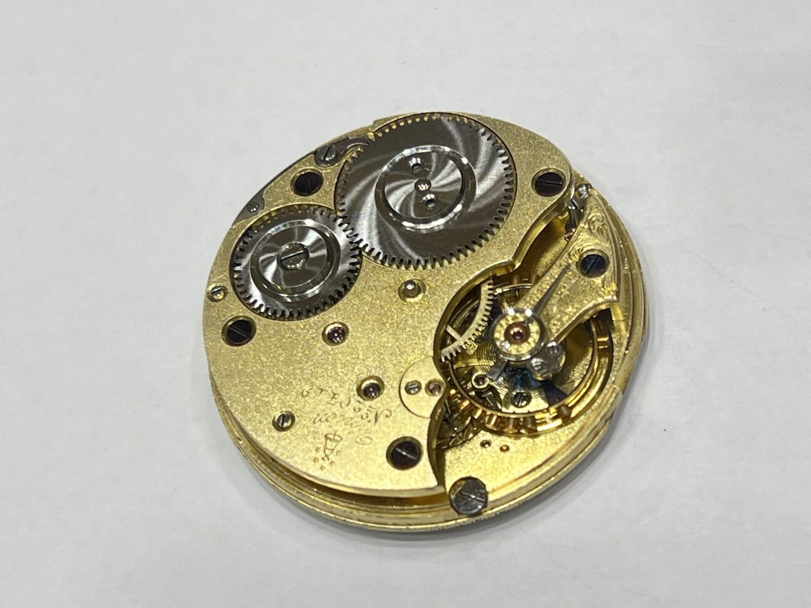 High Quality Swiss Union Pocket Watch Movement Running
