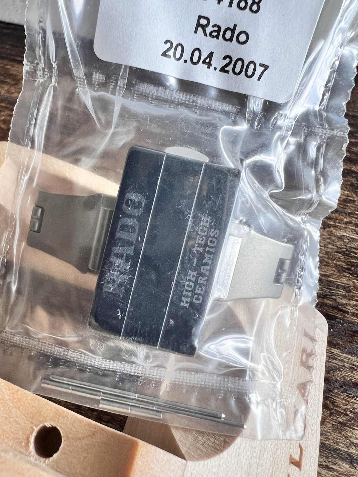 Rado Watch CLASP NEW SEALED REF 72-04188/03984 XL SINTRA CERAMIC/TITANIUM 27 MM