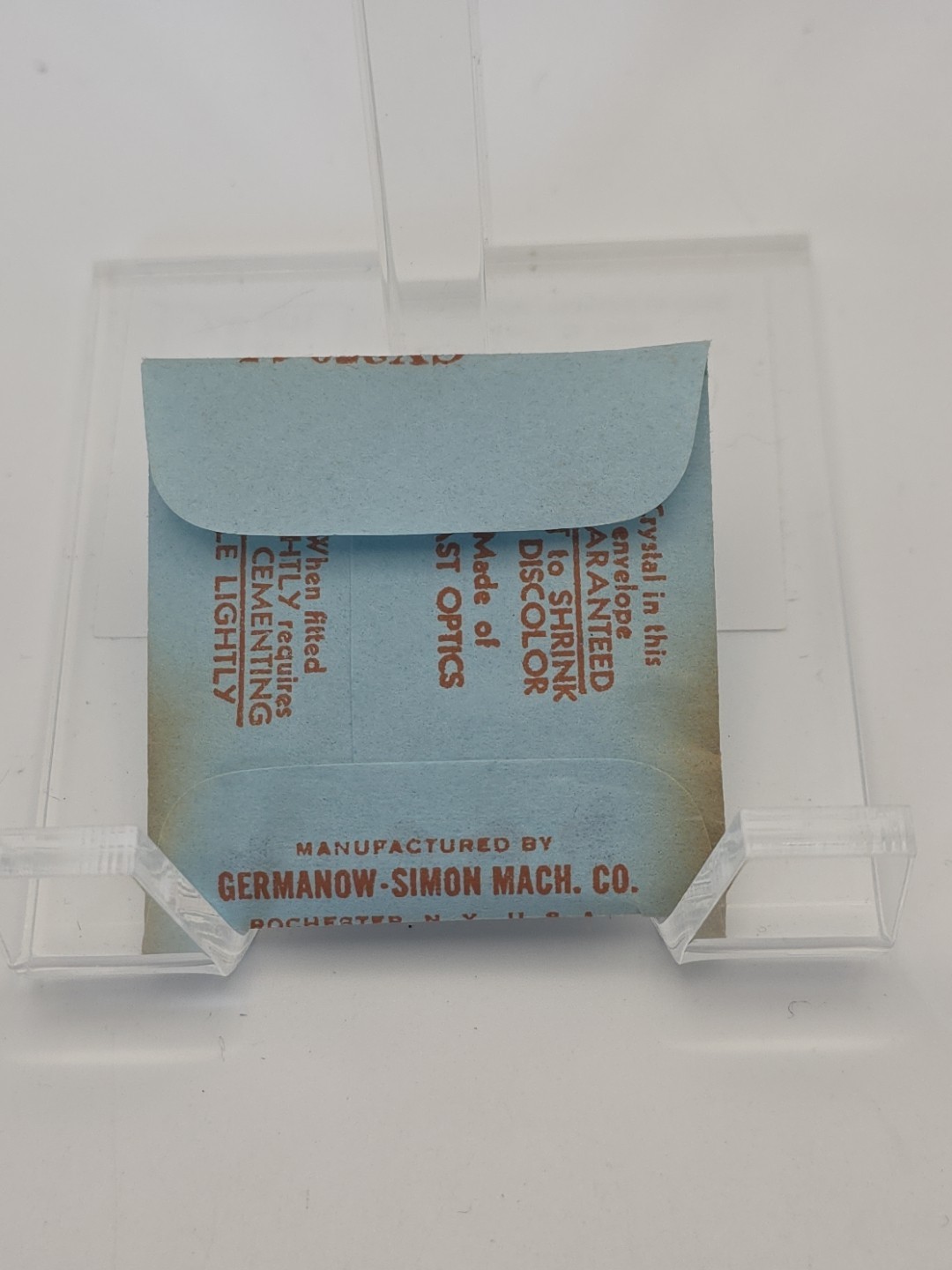 G-S Watch Crystal CY279-15 I. D. Case Lasalle-Sutton 13.4X11.0