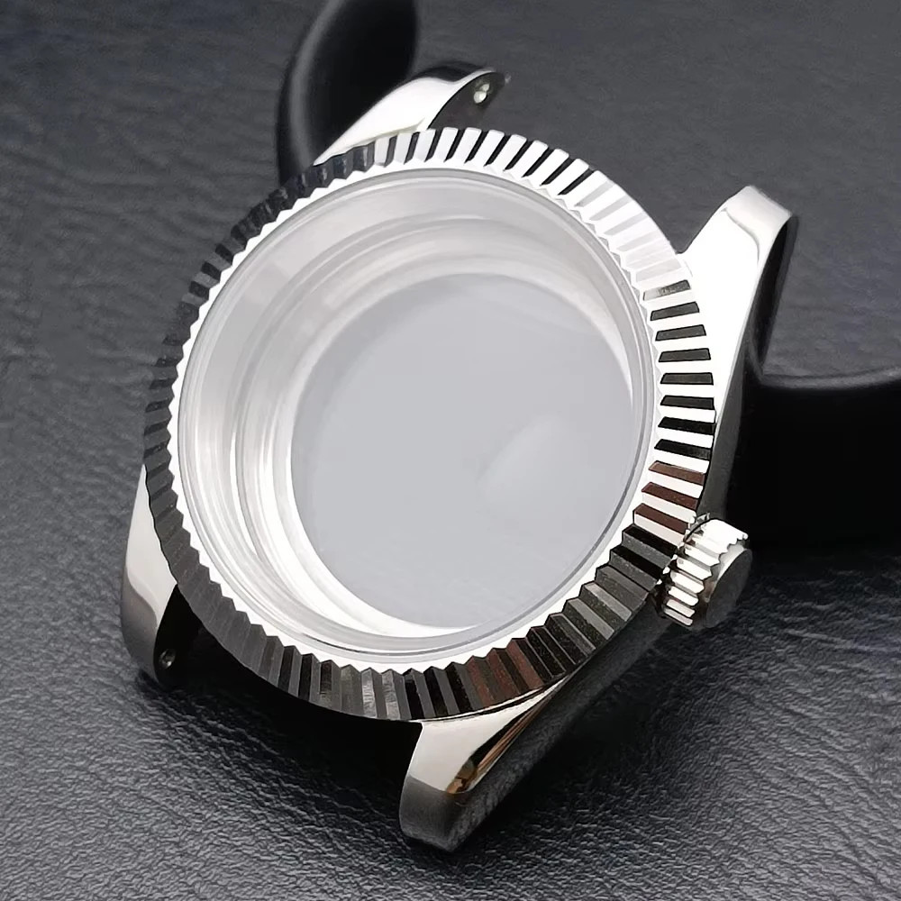 39/41mm Steel Watch Case NH35 Movement Sapphire Crystal 20mm Band Mod Parts