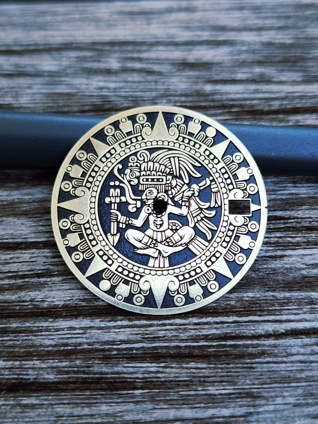 Custom-Made Laser Engraved Watch Dial | Maya Calendar – Order any designsize