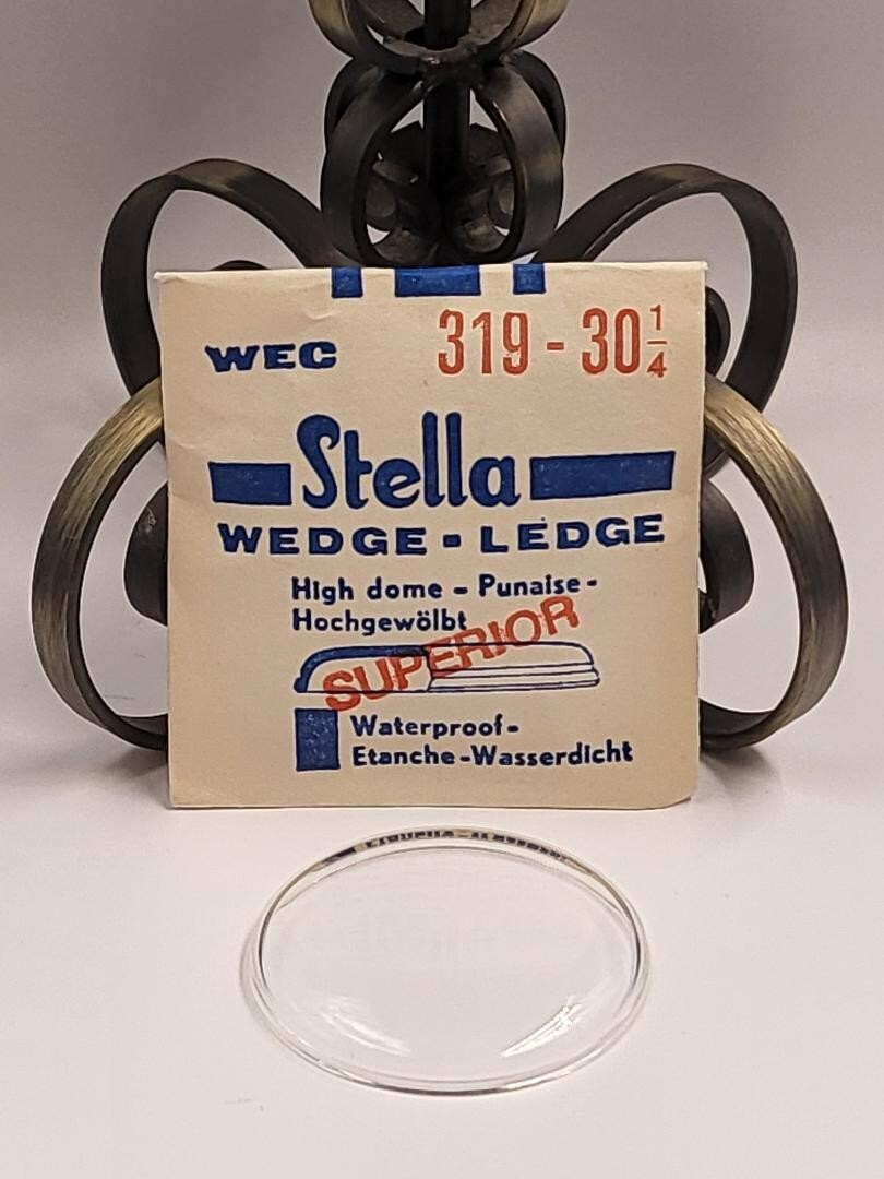 VTG Stella Wedge Ledge High Dome Watch Crystal WEC 319-30 1/4