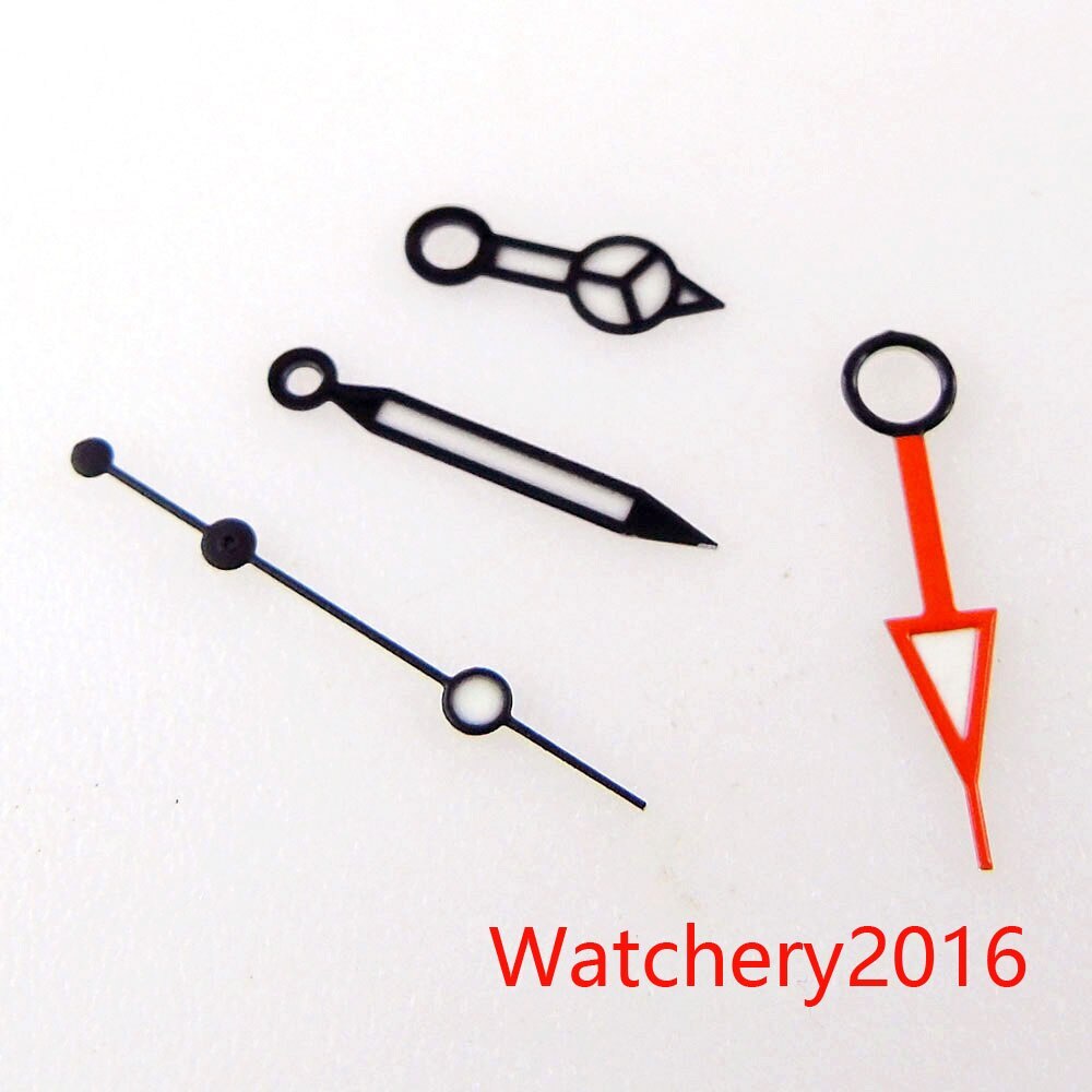 NEW Arrive Watch Hands Red Orange 2.2mm Hole GMT hands Fit NH34 NH34A Watch Part