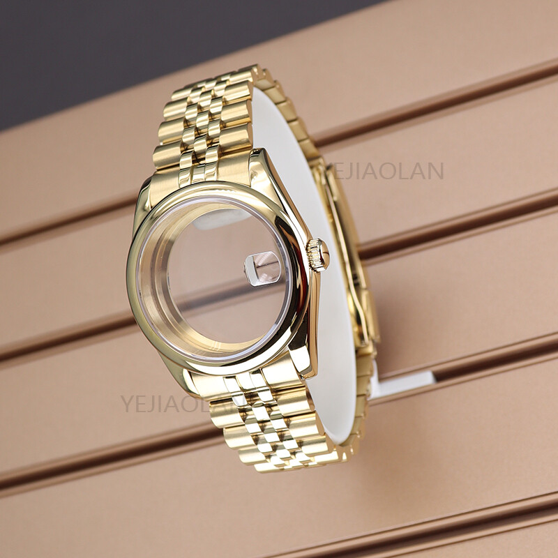 For nh35 nh36 38 Movement 28.5mm Dial 36mm/39mm Watch Case strap Sapphire Glass