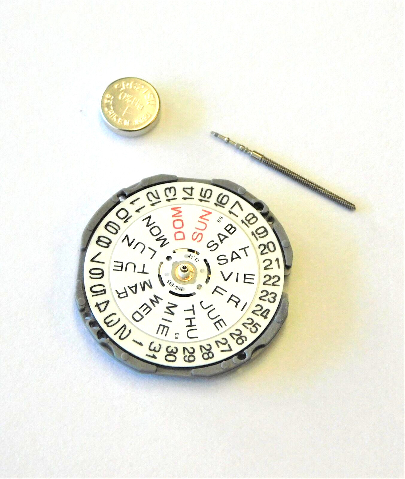 VJ33 SII Quartz Watch movement 3 hands day date display Made in Japan x 1 piece