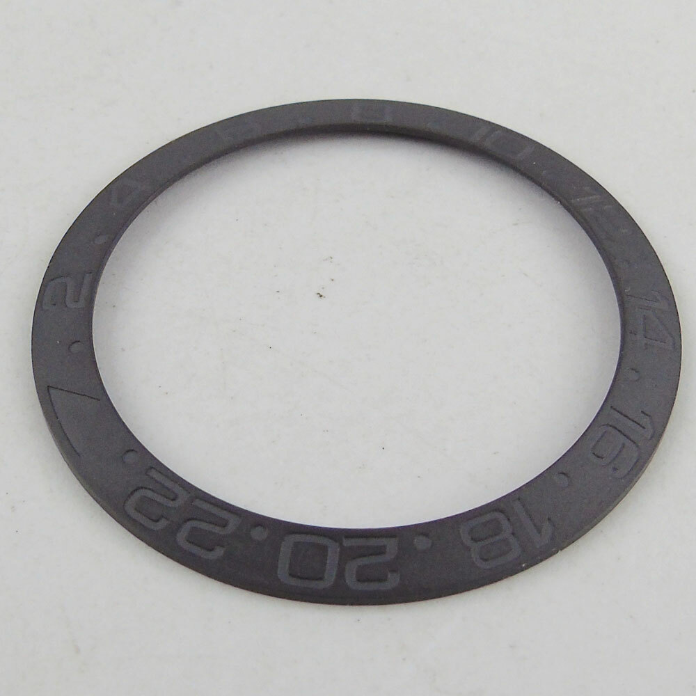 38mm Black/Gray Bezel Insert Fit For 40MM SUB GMT Watch SKX007 Ceramic/Metal