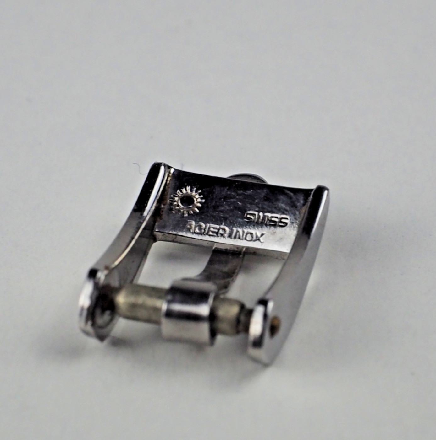 Vintage OMEGA 8mm Steel Buckle for Ladies Vintage Watch Strap – Genuine