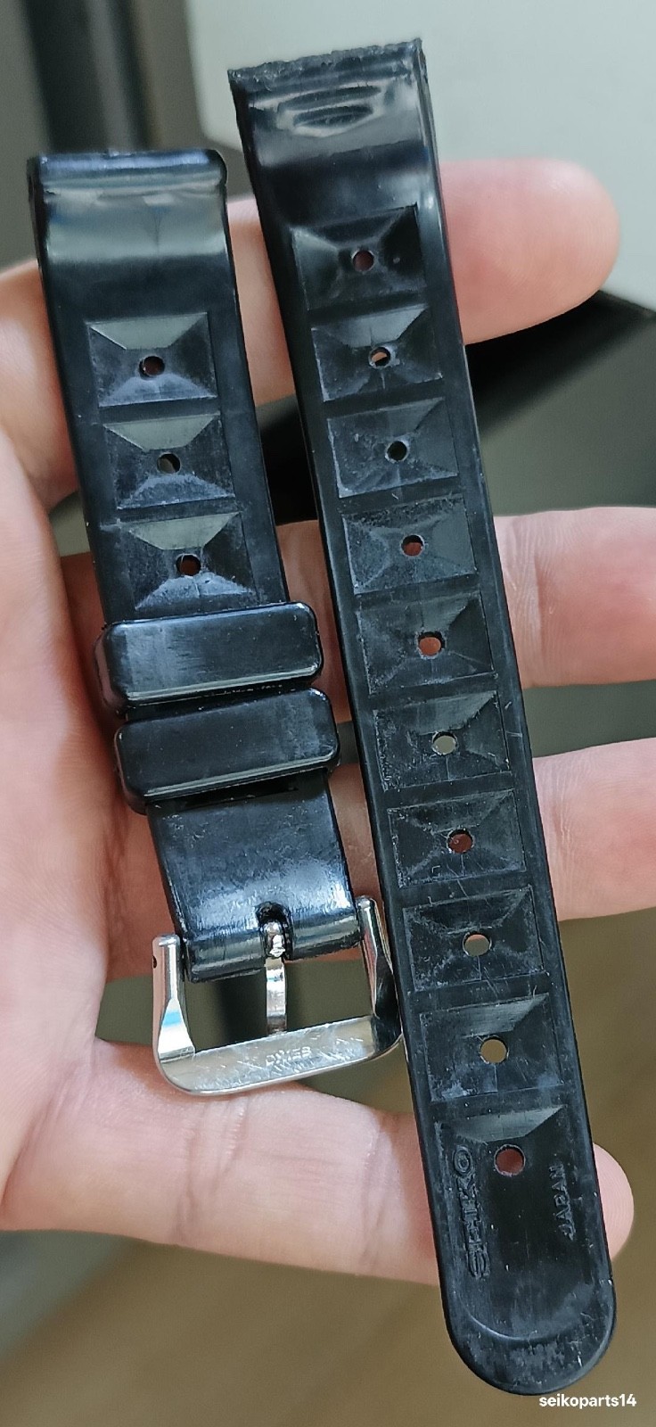 SEIKO CHOCO BAR STRAP ORIGINAL TO SEIKO DIVER VINTAGE 19mm 6217 6159 6215 6105