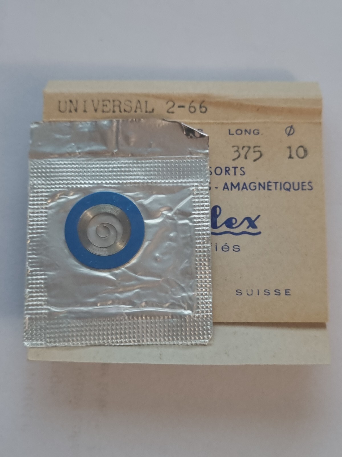 UNIVERSAL 2-66,1-66,1-67C,66 SWISS MADE REPLACEMENT AUTOMATIC MAINSPRING