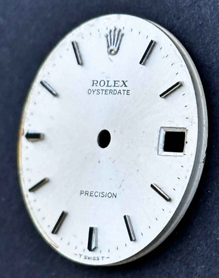 Vintage Rolex Oysterdate Precision Watch Dial For 6466