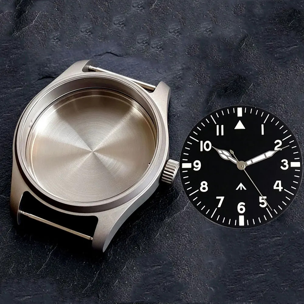 Tandorio Sapphire Glass 20ATM Titanium/Stainless Steel NH35 Diver Watch Mod Case