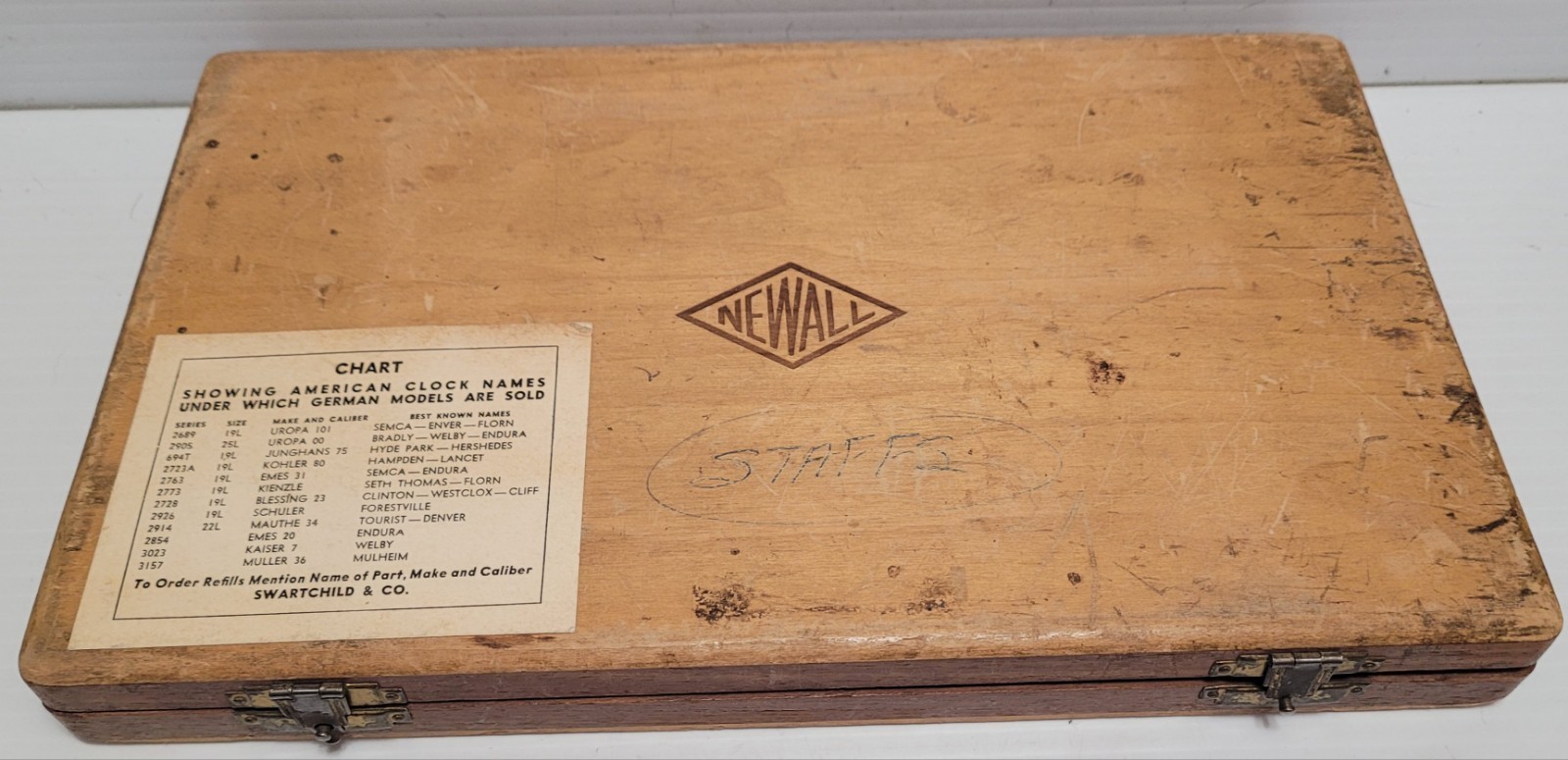 VINTAGE NEWALL-IZED FINGER PRINT SYSTEM NO.650