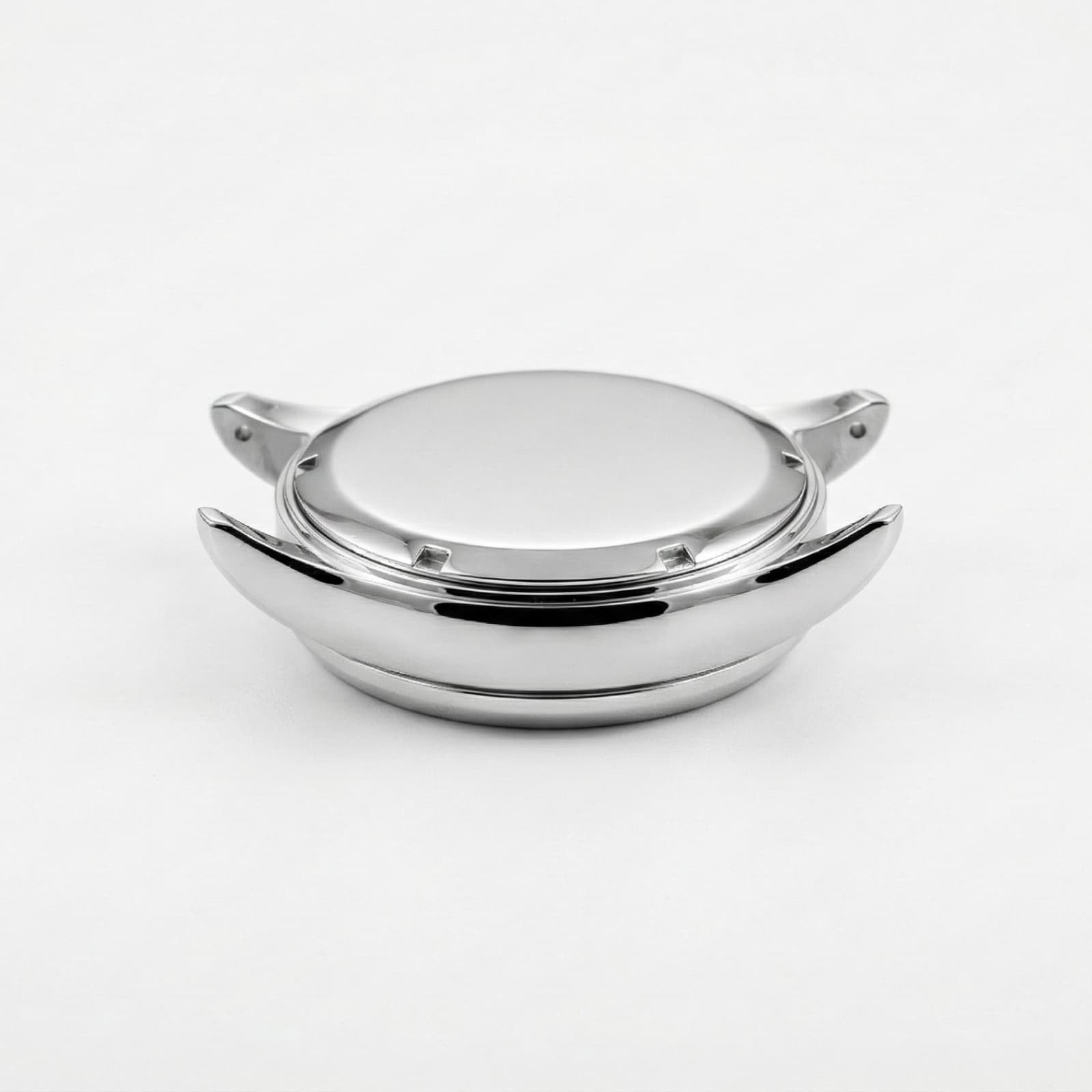 31.5mm glass back cover waterproof ring Silver Watch Case for 2015 Movement