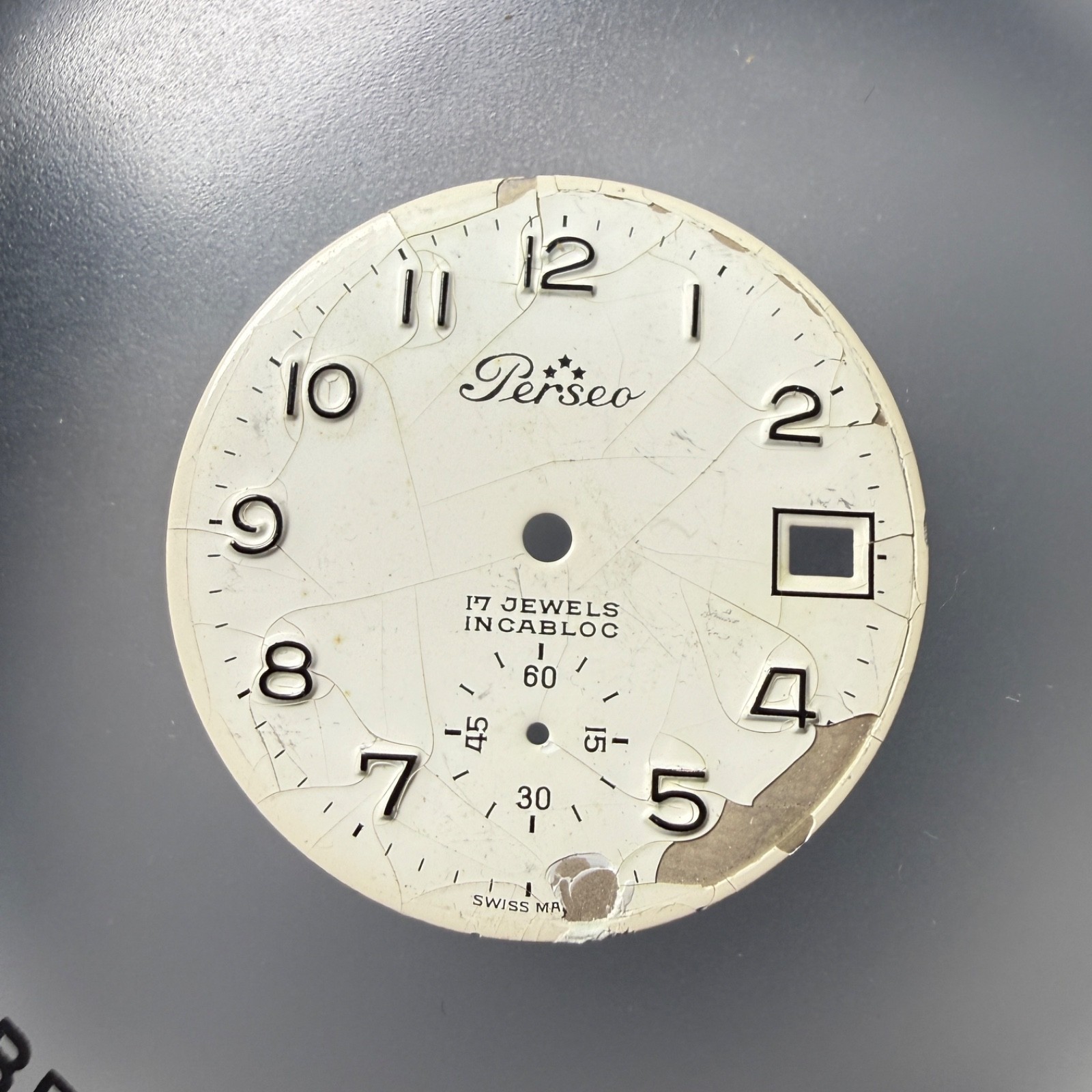Lot Of Ten Dials For Reprinting: Longines, Perseo, Roamer, Avia, Unver
