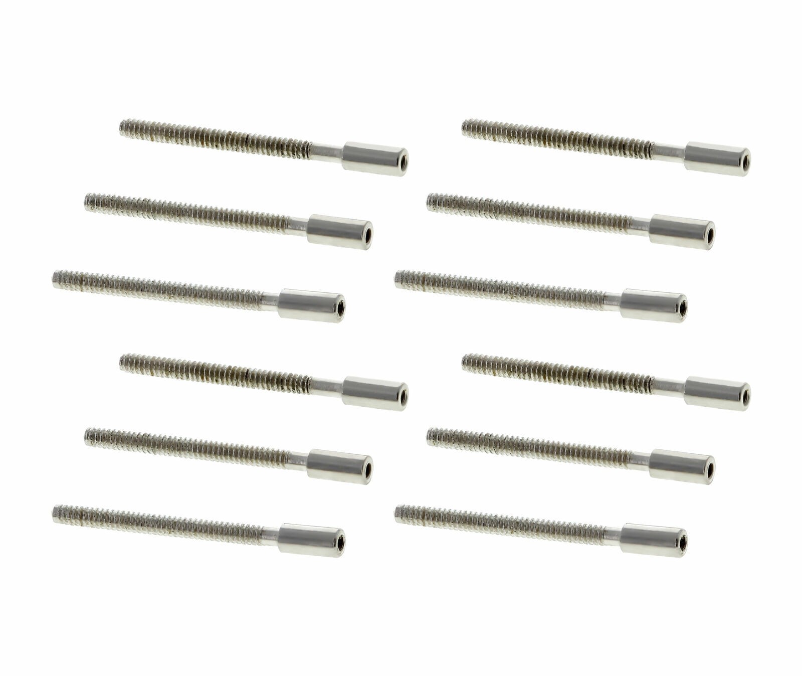 10 WATCH STEM EXTENDER INTERNAL 0.7MM EXTERNAL 0.9MM STAINLESS STEEL FOR SWISS