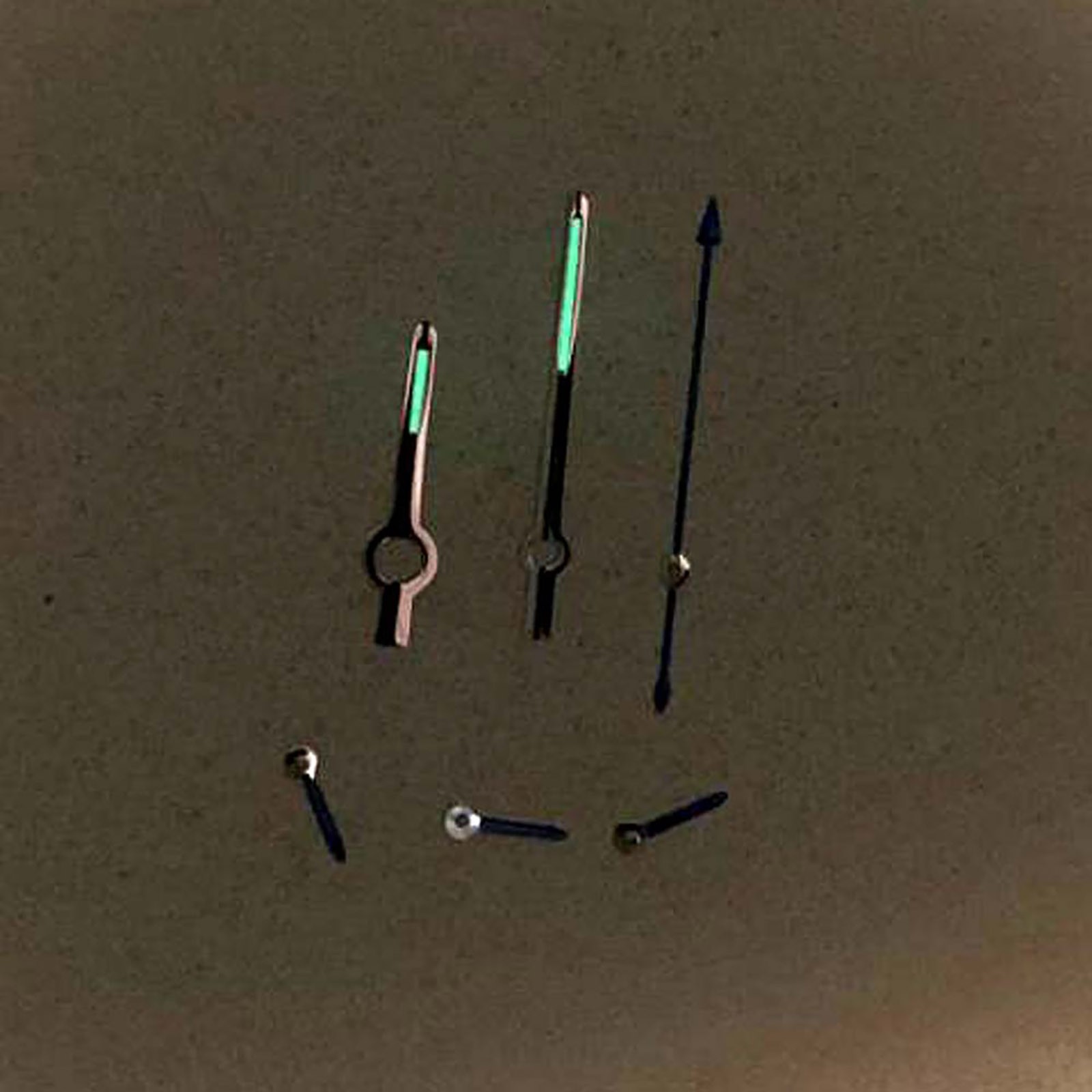 Green Luminous Watch Hands Watch Pointer Kit for Japanese VK63 Movement Upgrade