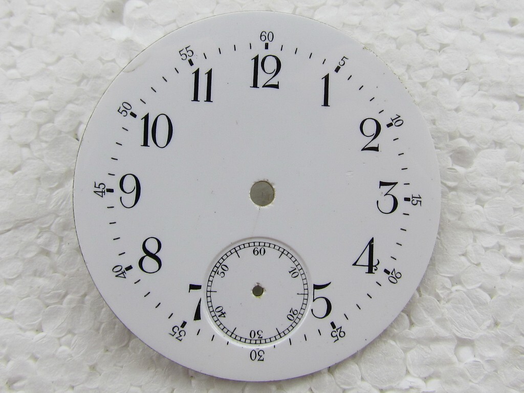Chopard L.U.C Antique Swiss Pocket Watch Original Enamel DIAL Watch-face 43 mm