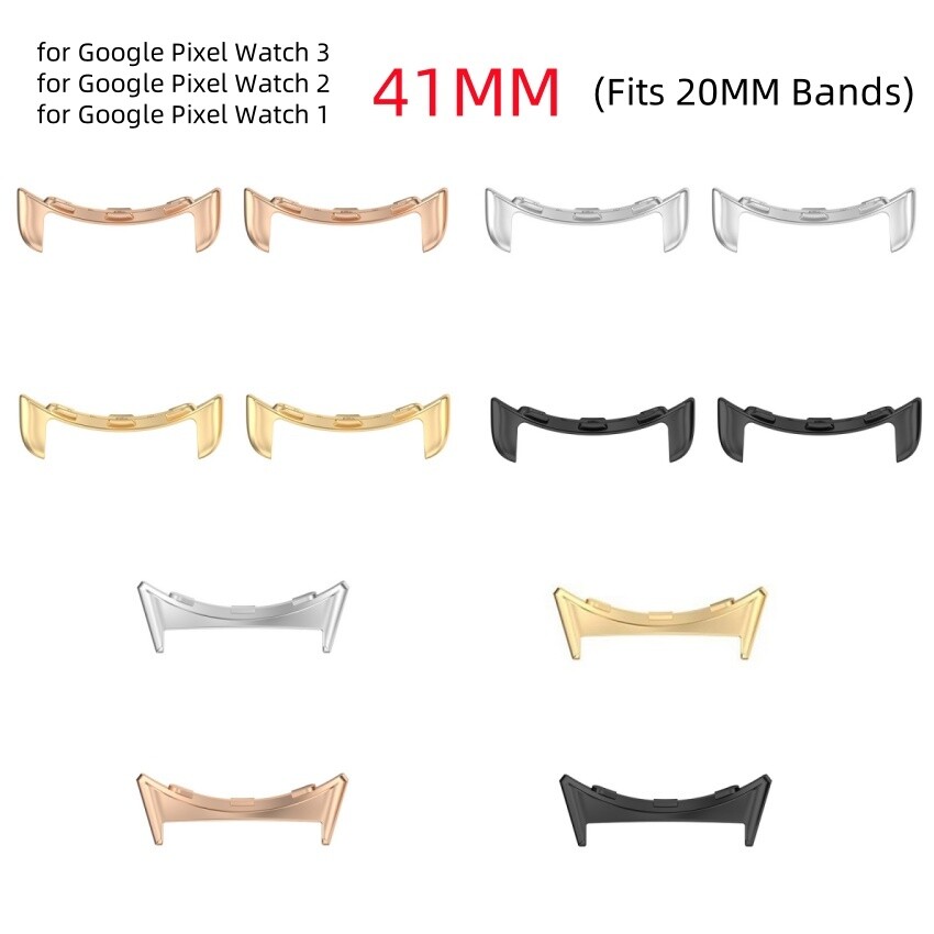 2x Watch Strap Connect Adapter for Google Pixel Watch3 41mm 45mm Connector Head