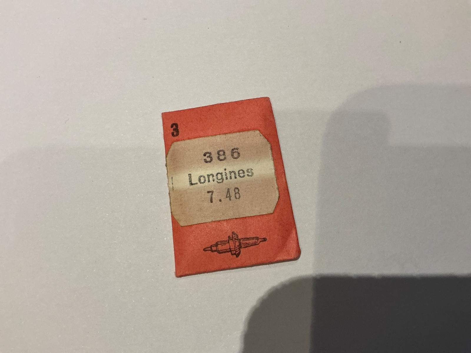 NOS watchmakers Longines 7.48 balance staffs Swiss made DCN X 3 staffs