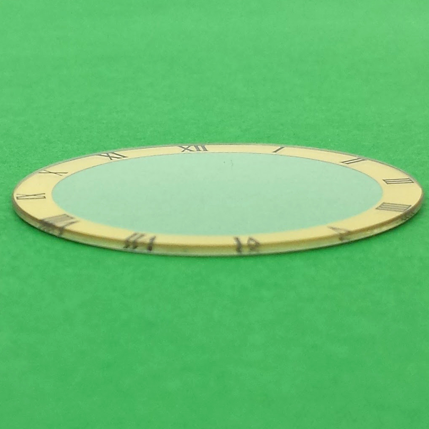 Watch Crystal Gold Trim with Roman Numerals