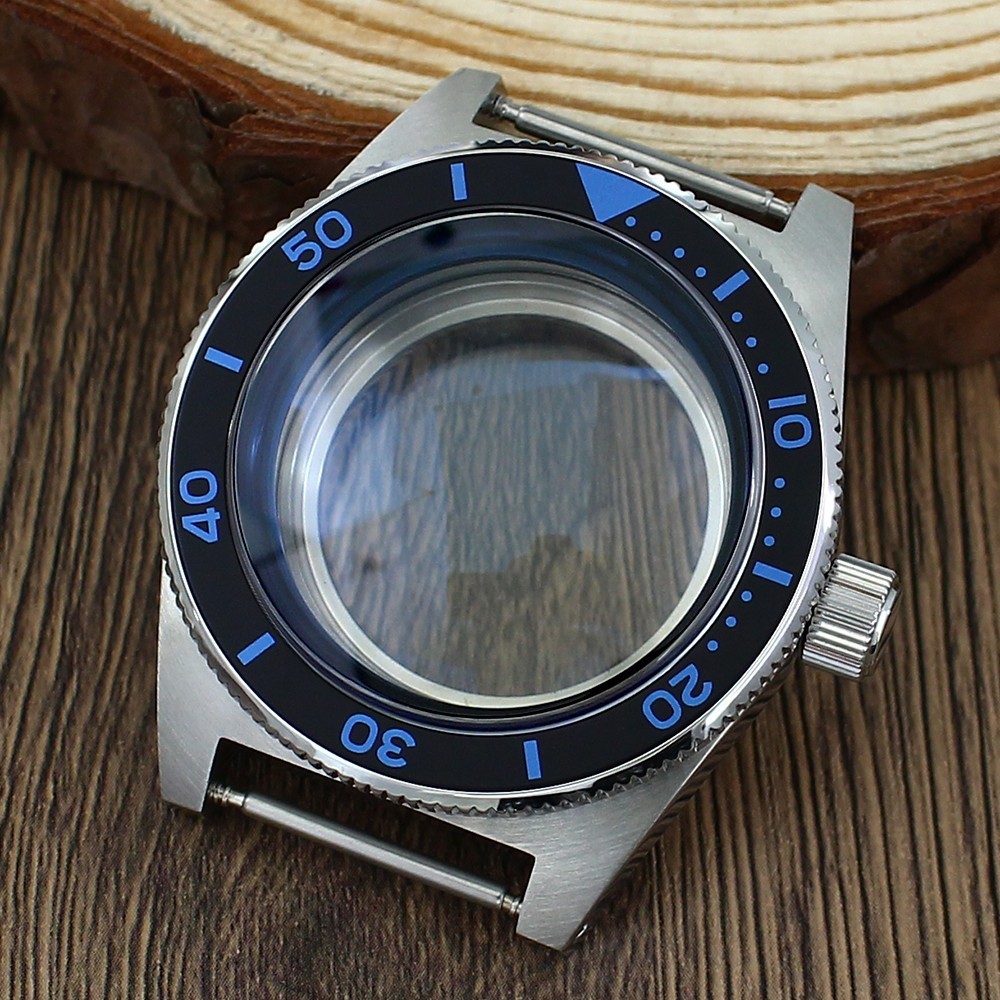 40mm 62MAS Mod Stainless Watch Case Sapphire For Seiko NH34 NH35 NH36 NH38