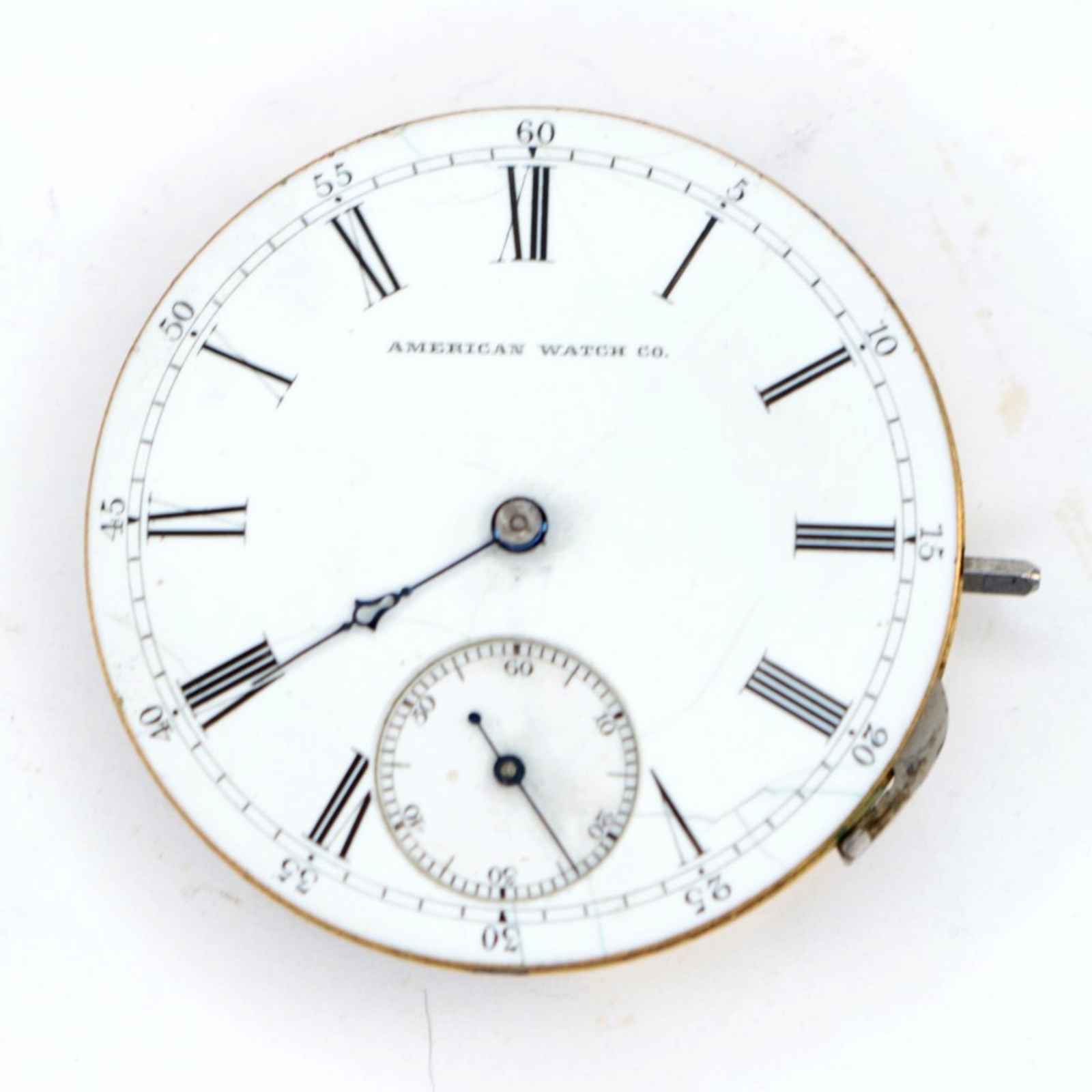 Waltham Pocket Watch Movement 8 Size 15 Jewel Am Watch Co – NA527