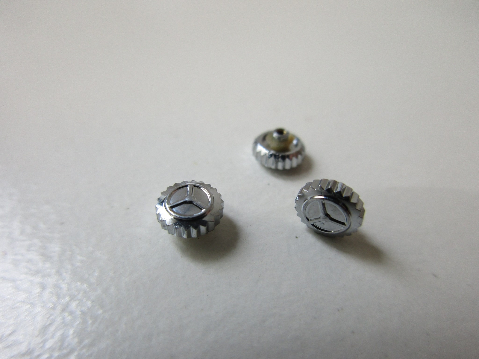 Rodania Dustproof N.O.S. ø 4.5 mm thread stem 0.9 mm watch crowns – 3 pcs