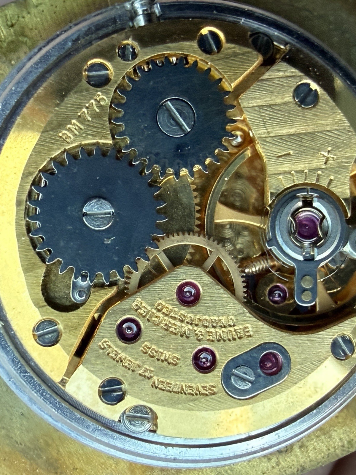 BM775 Baume & Mercier Tiger Eye & Blue Dial Set + Hands + Movements + Straps